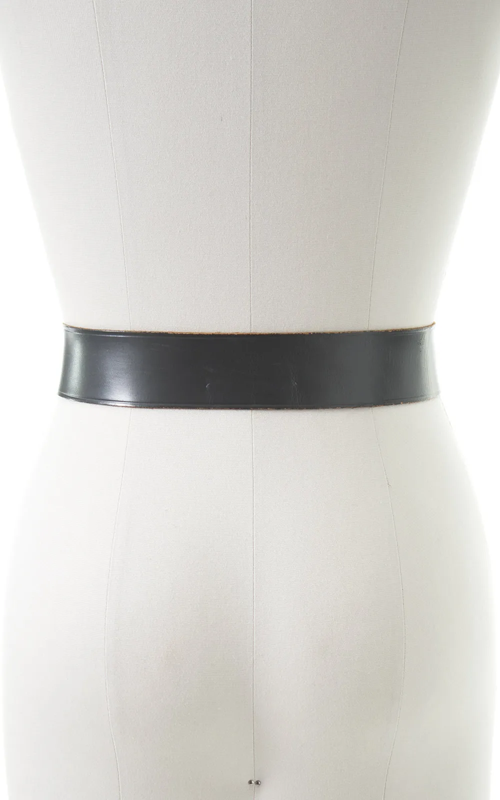 1950s Calderon Sewing Novelty Leather Cinch Belt | small