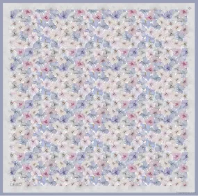 Armine Hydrangea Print Silk Scarf #21