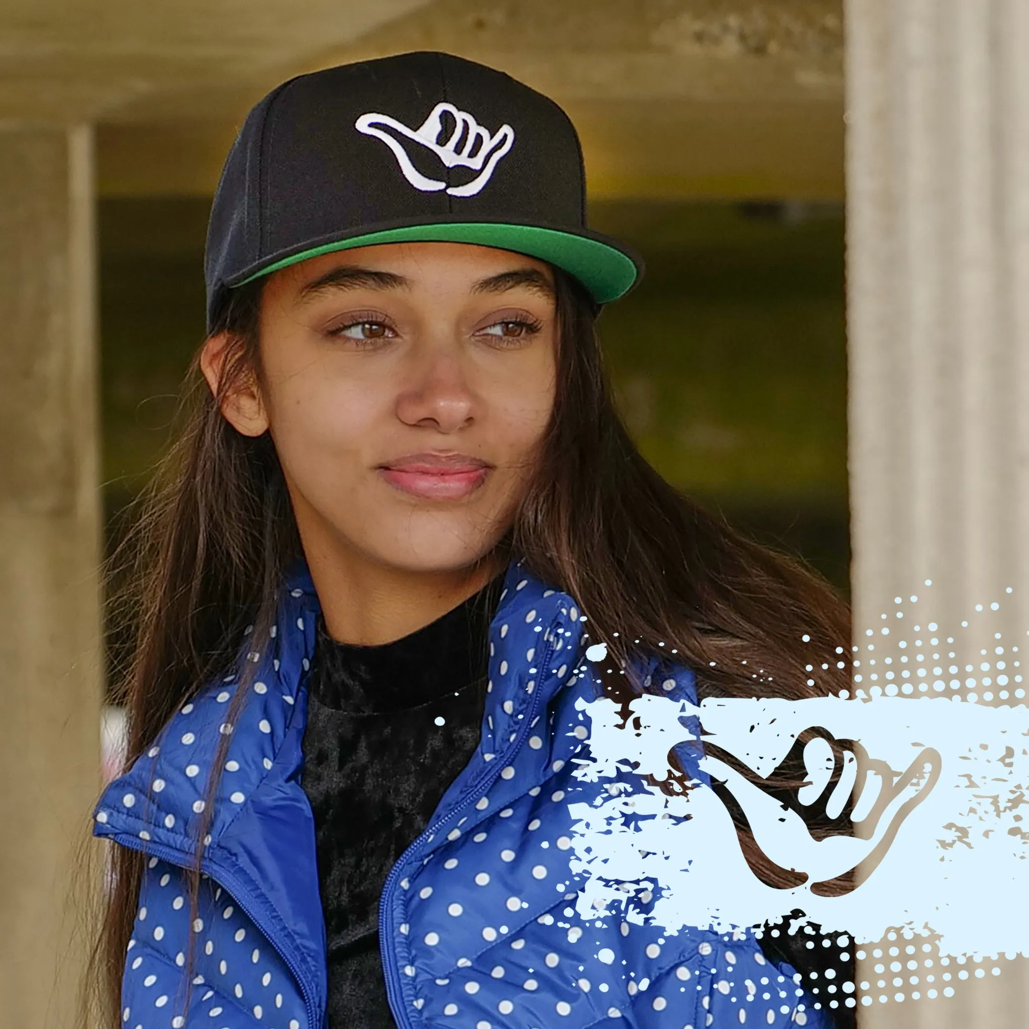 Bad Ass Sketch Hat - Shaka Snapback