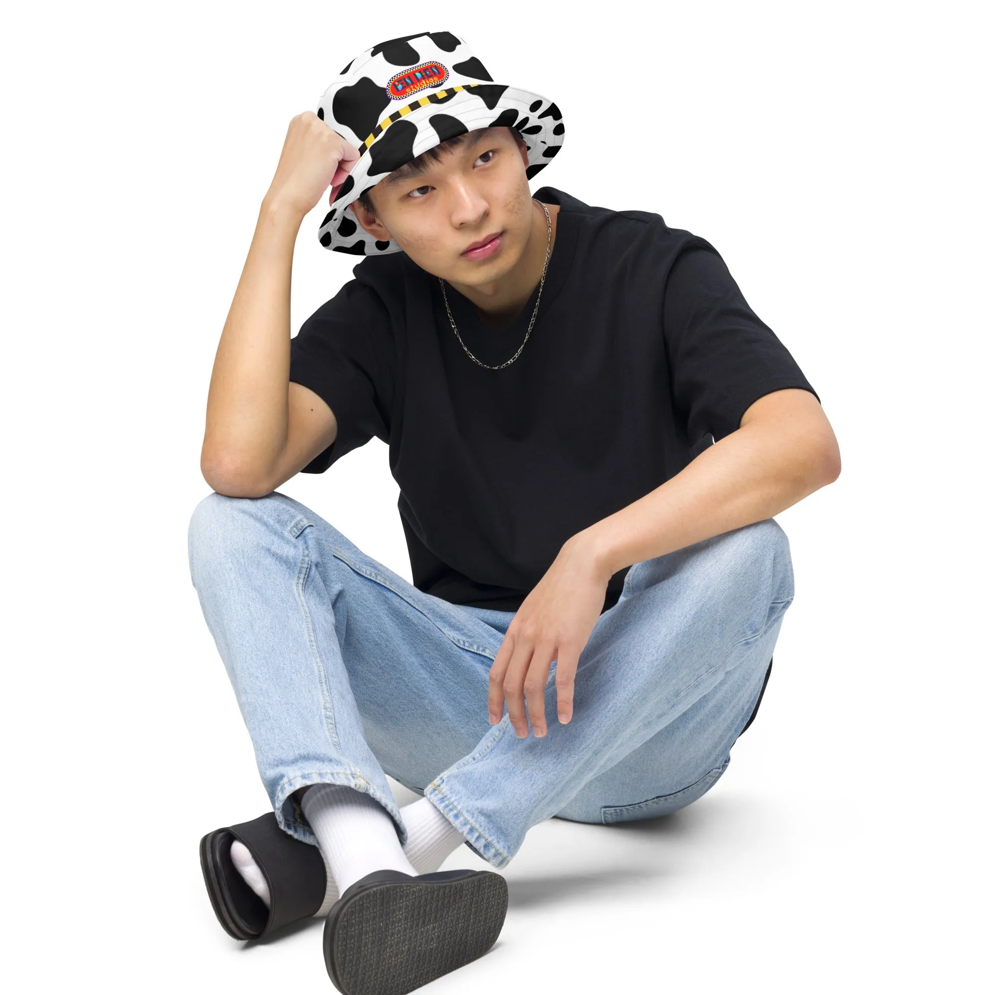 Ben Phen Cow Check bucket hat