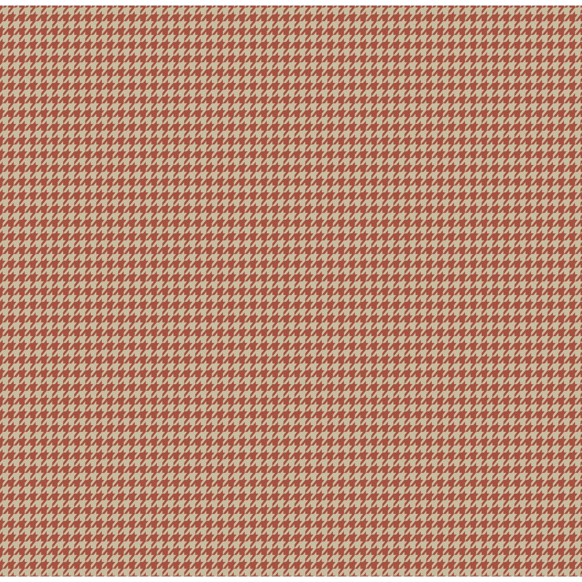 Christmas Crab Houndstooth red - Throw Pillow 18x18 BZI