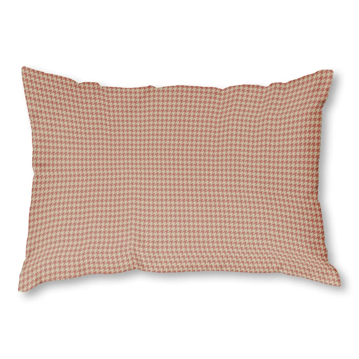 Christmas Crab Red Houndstooth  - Throw Pillow 14x20 BZI