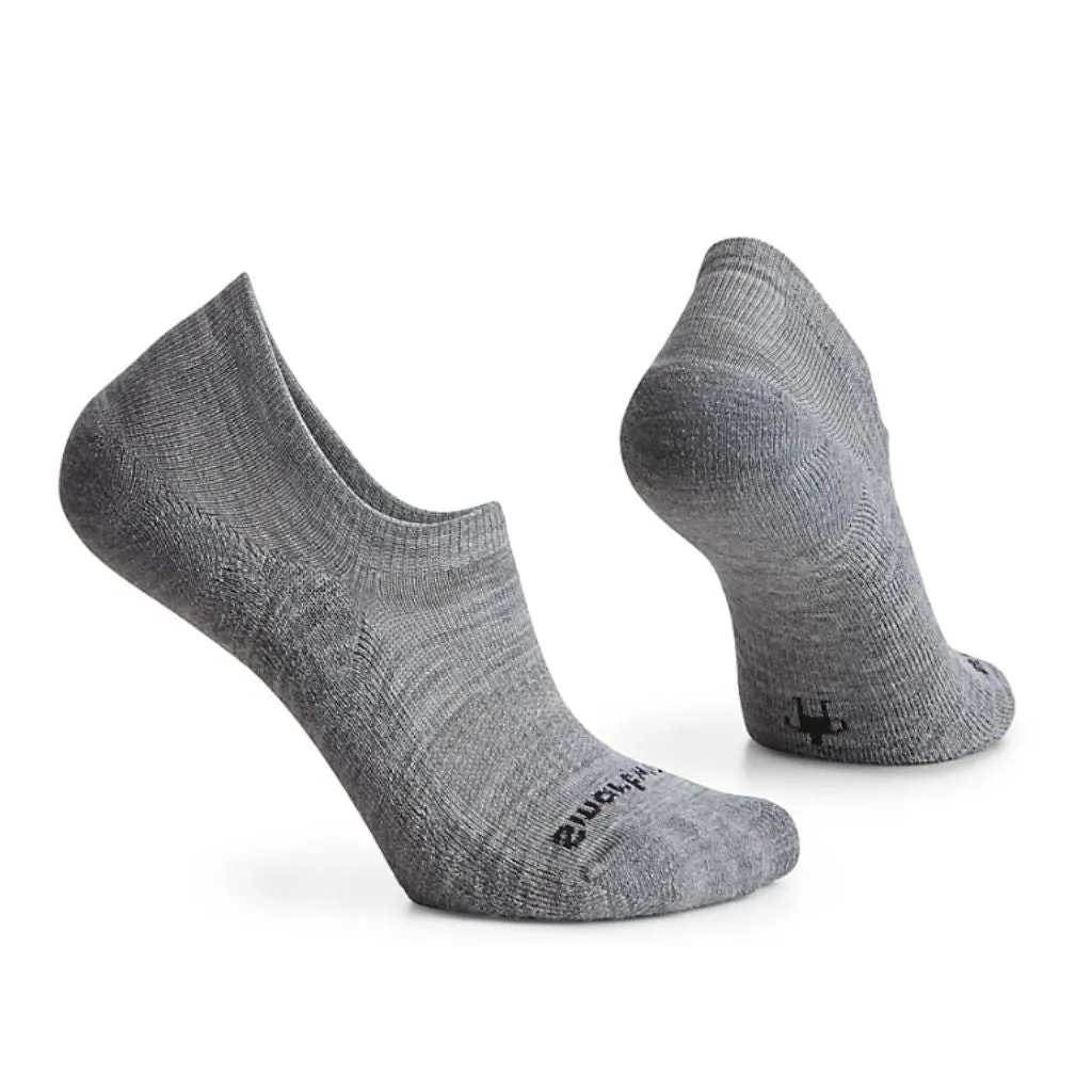 Everyday Striped No Show Socks - Light Gray