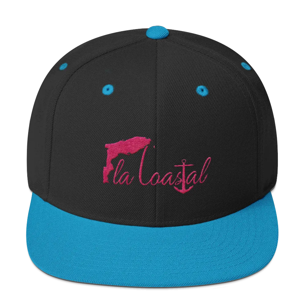 Flamingo Flat Bill Snap Back