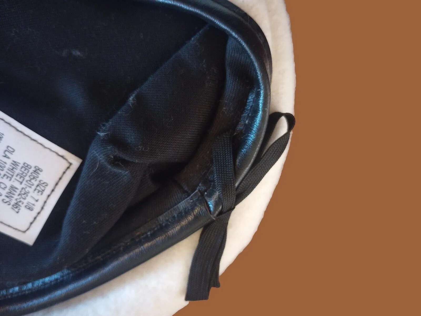 GENUINE U.S MILITARY ISSUE WHITE BERET WOOL BANCROFT  7 1/8  MEDIUM NEW USA MADE