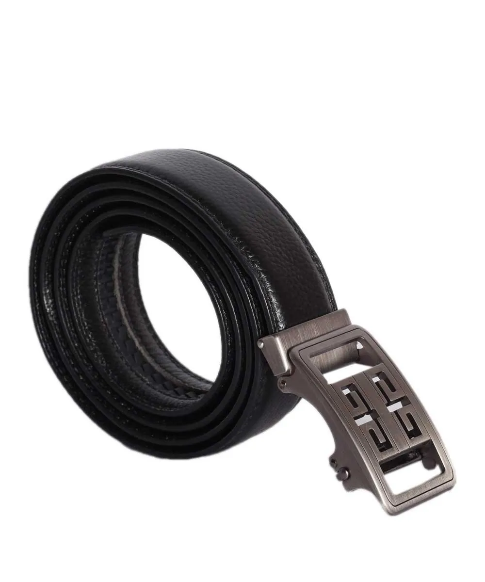 Givenchy Five Notch Silver Head Leather Belt