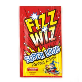 Hannahs Fizz Wiz Strawberry - 50 Count