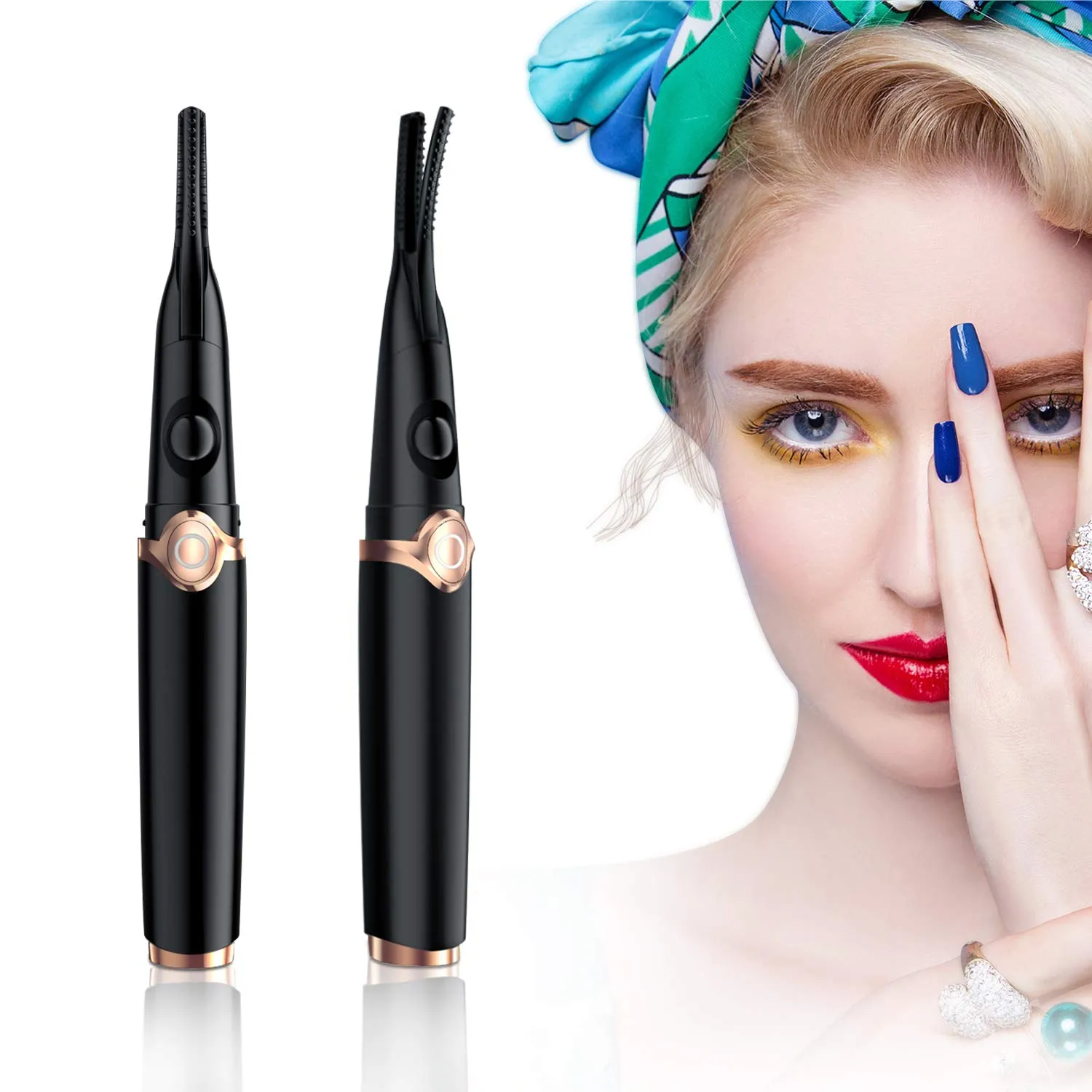 Heated Eyelash Curler Black