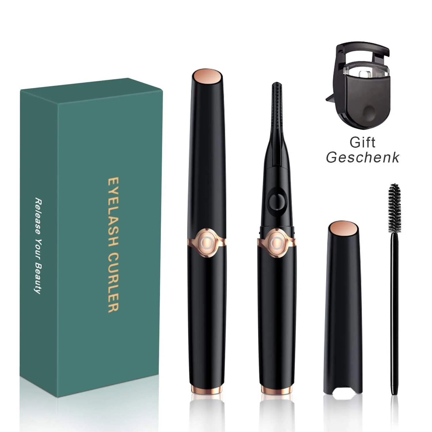 Heated Eyelash Curler Black
