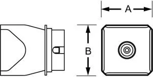 HOTGAS NOZZLE 24.0x12.0