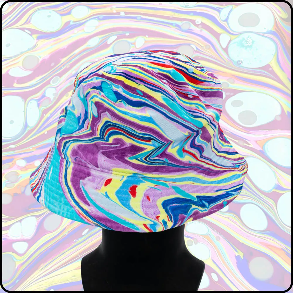 Kandi Dreams UV Hydro-Dipped Bucket Hat