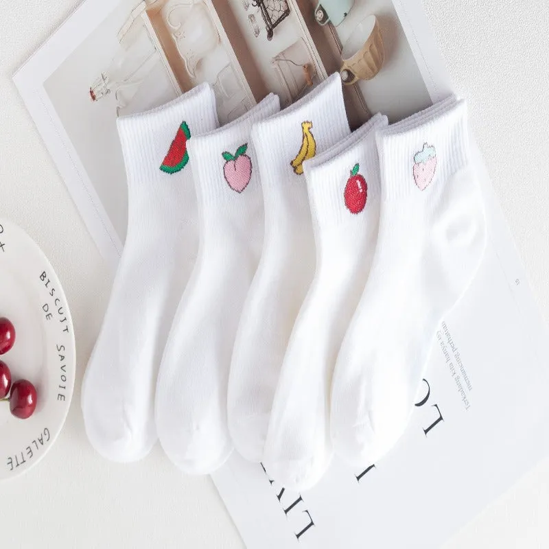 Kawaii Fruit-tastic Socks Collection