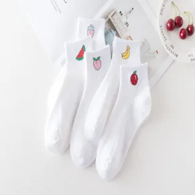 Kawaii Fruit-tastic Socks Collection