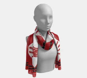 MMIW Red Long Scarf