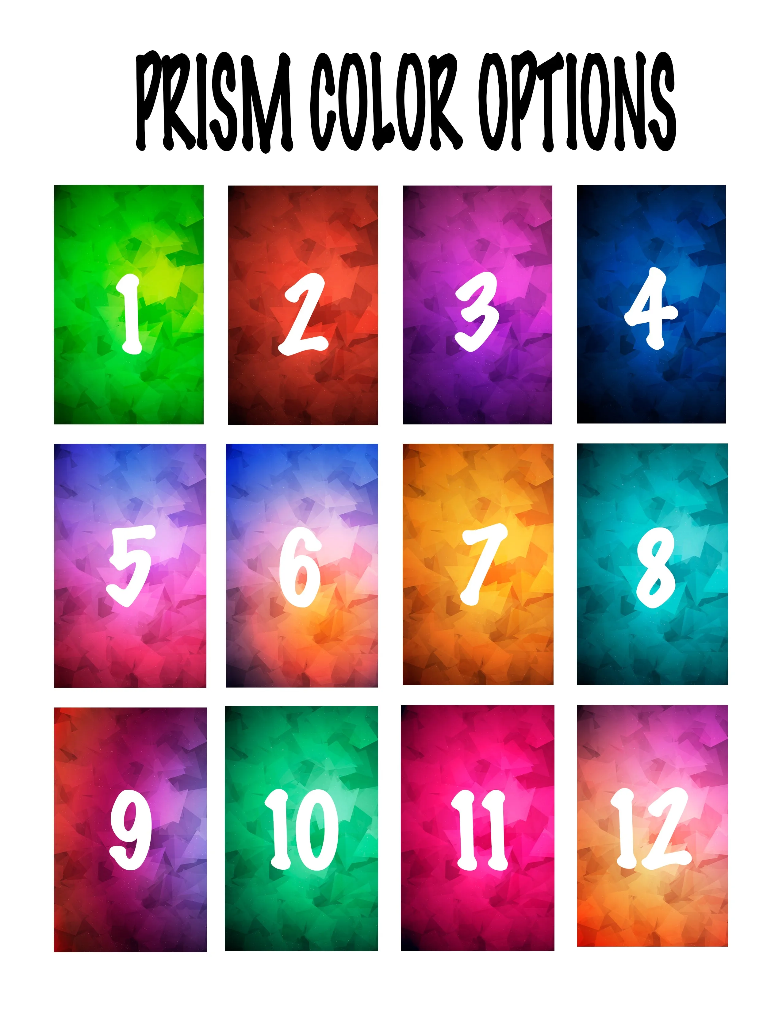 Personalized Prism Baseball Crew Socks