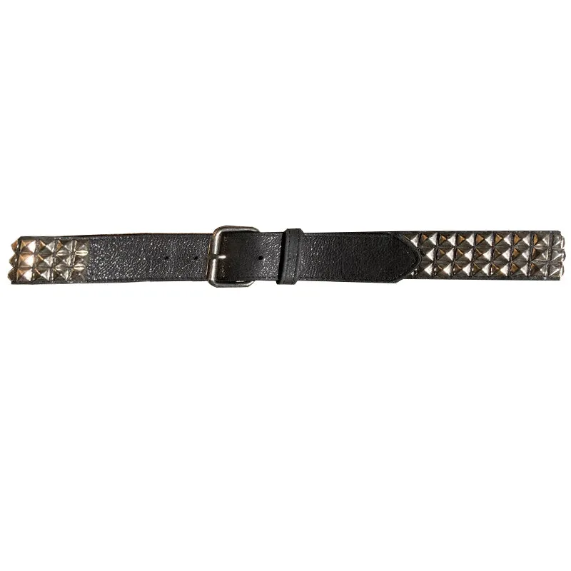 Pyramid Stud Belt - silver