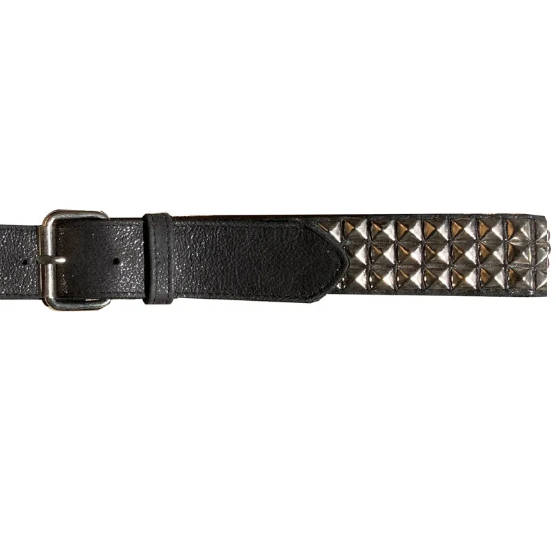 Pyramid Stud Belt - silver