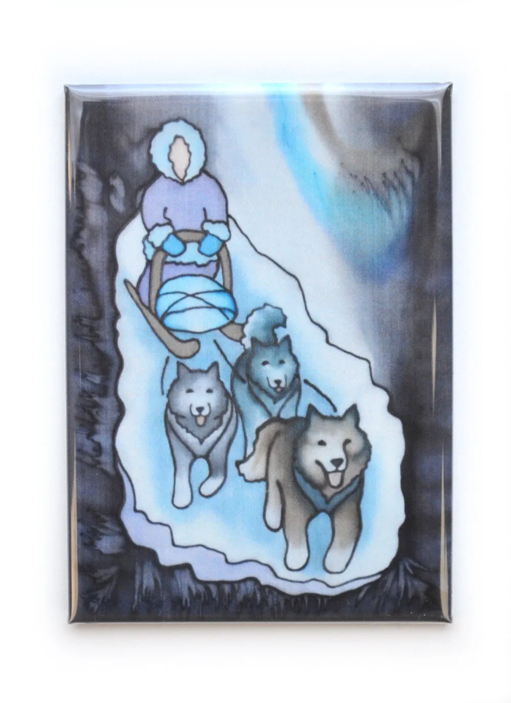 "Mushing" Magnet | 2.5"x3.5"