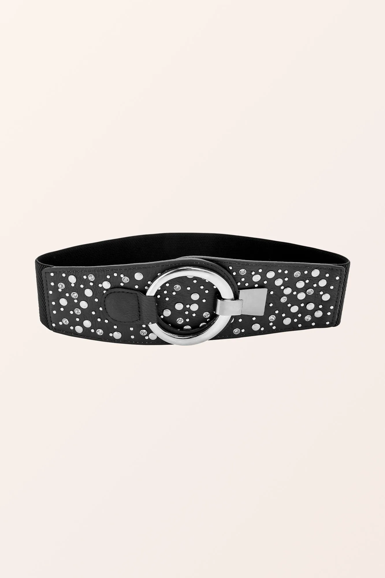Ring Hook Buckle Belt - Black