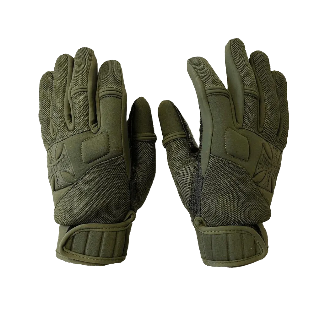 STATEMENT NEOPRENE GLOVE - OLIVE GREEN