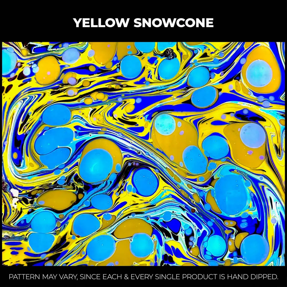 Yellow Snowcone UV Hydro-Dipped Bucket Hat